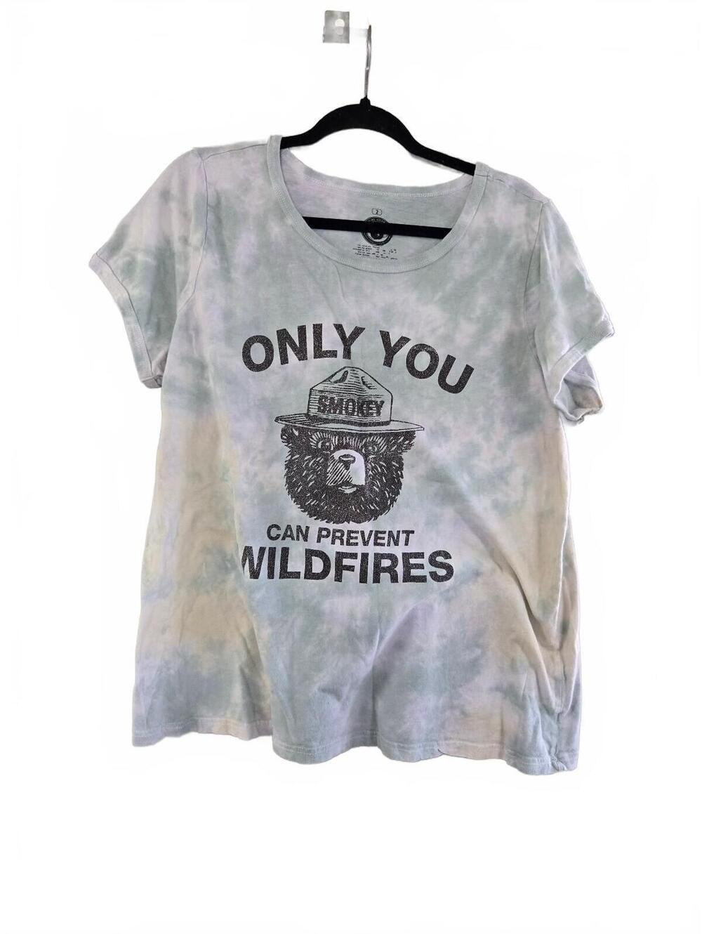 Ripple Junction Smokey Bear Tie-Dye T-Shirt Only You Can Prevent Wildfires